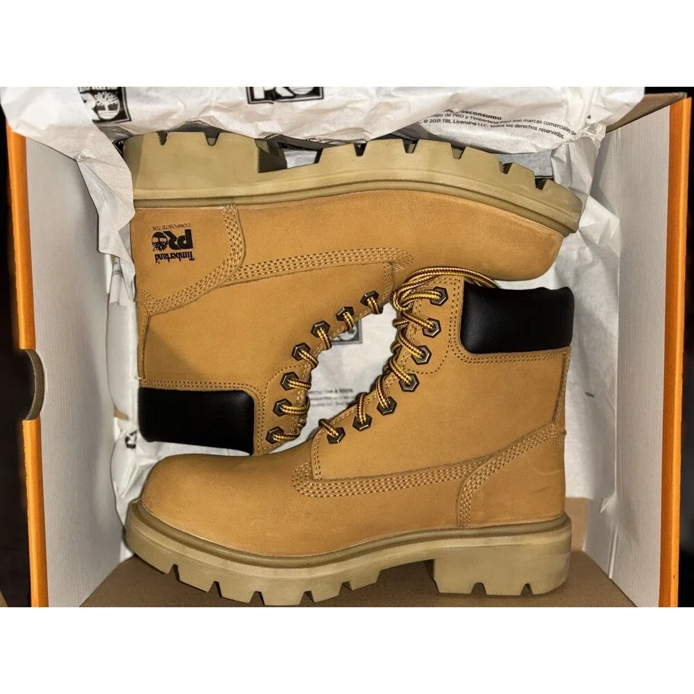 Timberland PRO Sawhorse 6'' Safety Toe Work Boots Size Men's 4.0 M,  Women's 6.0